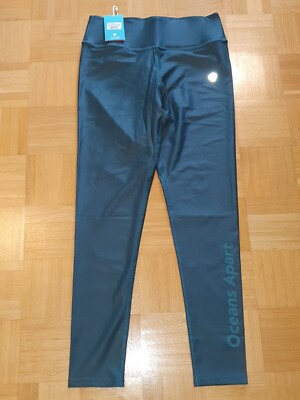 OCEANS APART COSMIC Pant, Glanz-Leggings, GR. XL, Shiny Deep Green, NEU+ETIKETT
