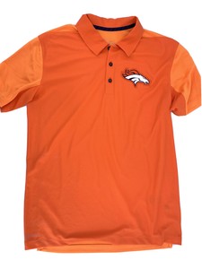 Nike Menâs Denver Broncos Team Issue Polo Jersey Shirt Medium M NFL Football | eBay