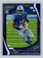 Amon-Ra St. Brown 2021 Panini Absolute #131 Retail Detroit Lions RC Rookie C34