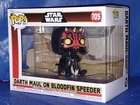 Star Wars Phantom Menace Darth Maul on Bloodfin Speeder Pop Vinyl Figure Ride