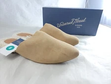Brand New Women's Universal Thread Zuri Mule Slip On Flats Tan Size 8
