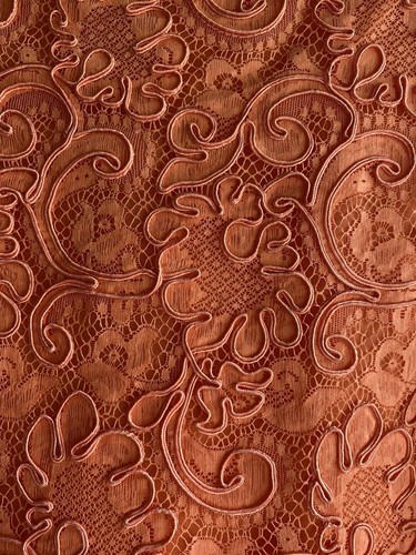 Beautiful Vintage Salmon Colour Handmade Dress. - Picture 9 of 10