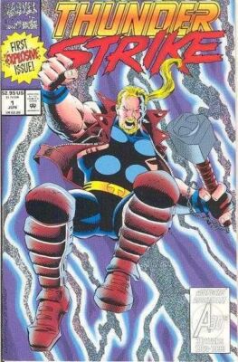 Thunderstrike (1993) #   1 (9.0-VFNM) Prismatic Foil cover, Bloodaxe 1993