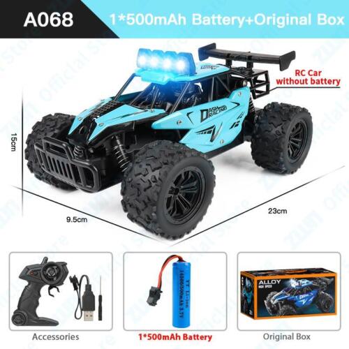 1:16 2.4ghz Rc Car with LED Lights, 2wd Off-road Climbing Vehicle, Gift for Kids - Picture 28 of 30