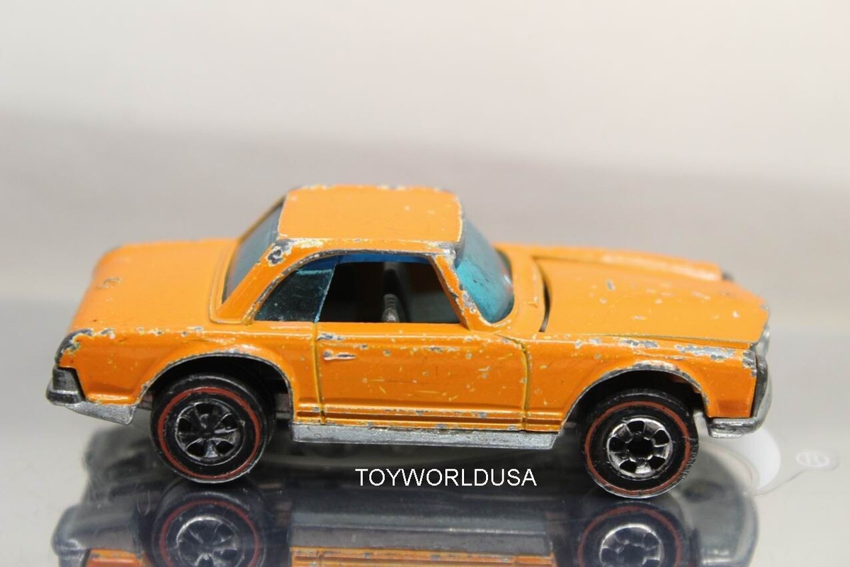 ミニカー HOT WHEELS REDLINE MERCEDES BENZ 280SL 1973 Hot Wheels Redline Mercedes Benz 280SL Enamel Orange | eBay
