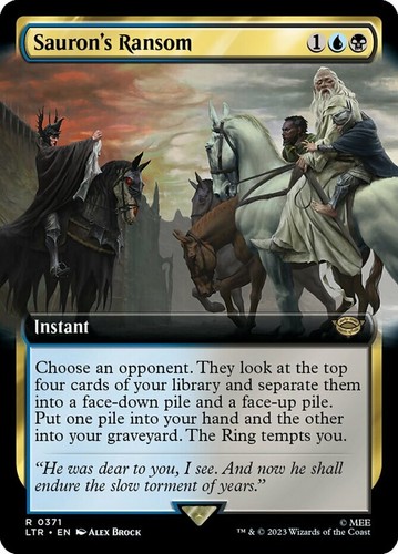 Sauron's Ransom NM* The Lord OF The Rings ENGLISH 0225 mtg