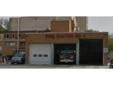 Fire Station House with Engine City Building - N Scale 1:160 - No Assembly!  3D