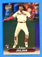 2024 Topps Stadium Club Chrome Johan Rojas RC #256 Philadelphia Phillies