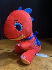 DINO RANCH Plush BLITZ Stuffed Animal 10" Red Dinosaur