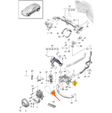 Pompe à eau Porsche CAYMAN