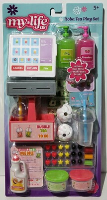 My Life As Boba Bubble Tea 39-Piece Accessory Play Set for 18'' Dolls