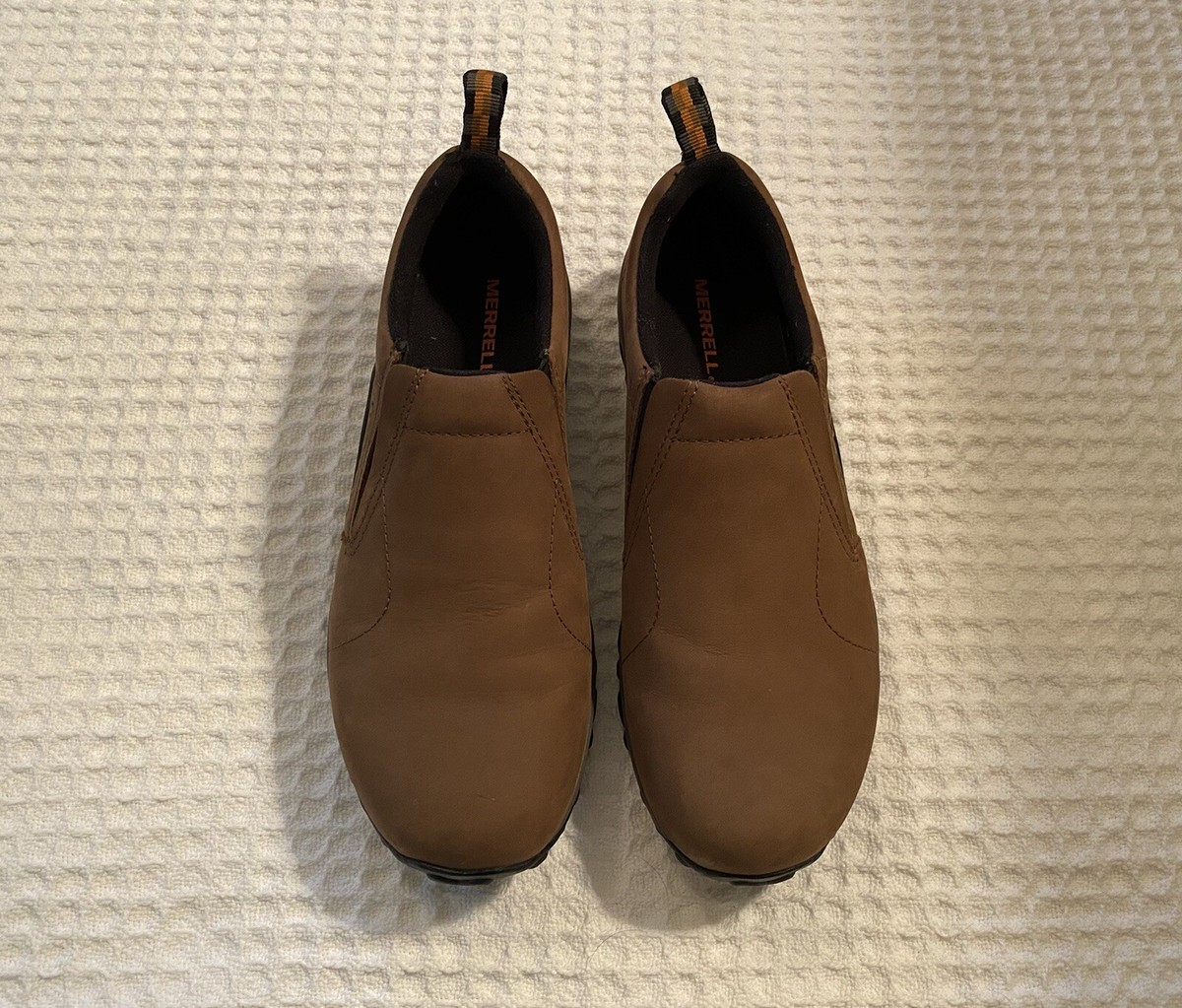 Merrell Jungle Moc Slip-Ons Men\'s Size 9 Shoes Brown Leather J60831 Men main image 4