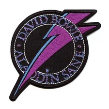 C&D Visionary David Bowie Aladdin Bolt 3.3"x3.4" Patch