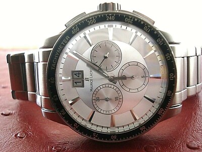 MAURICE LACROIX MIROS MI1098 CHRONOGRAPH WATCH, MEN´S, ST-ST, WR 100M, DATE, QTZ