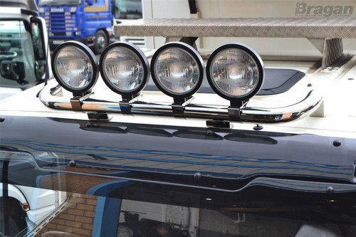 Roof Bar C To Fit Volvo FE 2013+ Stainless Steel Metal Truck Light Accessories - Picture 6 of 9