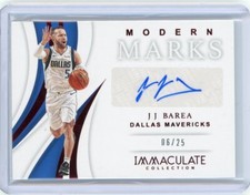 2018/19 Panini Immaculate Modern Marks Red Autograph #MM-JB J.J. Barrea #06/25