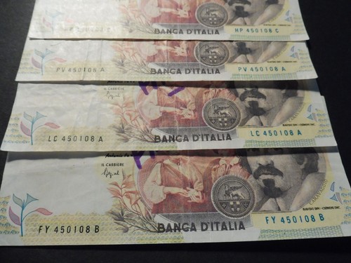 BILLET 10000 LIRE ITALIE FAUX RARE ISSUE BANQUE / ACHAT UNITE AU CHOIX - Picture 4 of 5