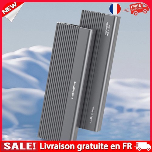 fr Boîtier de disque dur mobile M.2 NVMe/NGFF boîtier SSD externe (double protoc