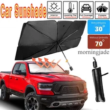 Foldable Reflective Sunshade Umbrella For Car Windshield Queen-Size UV Protector