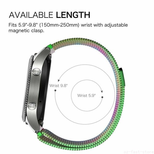Samsung Galaxy Watch 4 5 6 7 42/43/44/45/46/47 Bands Stainless Steel Metal Strap - Picture 5 of 20