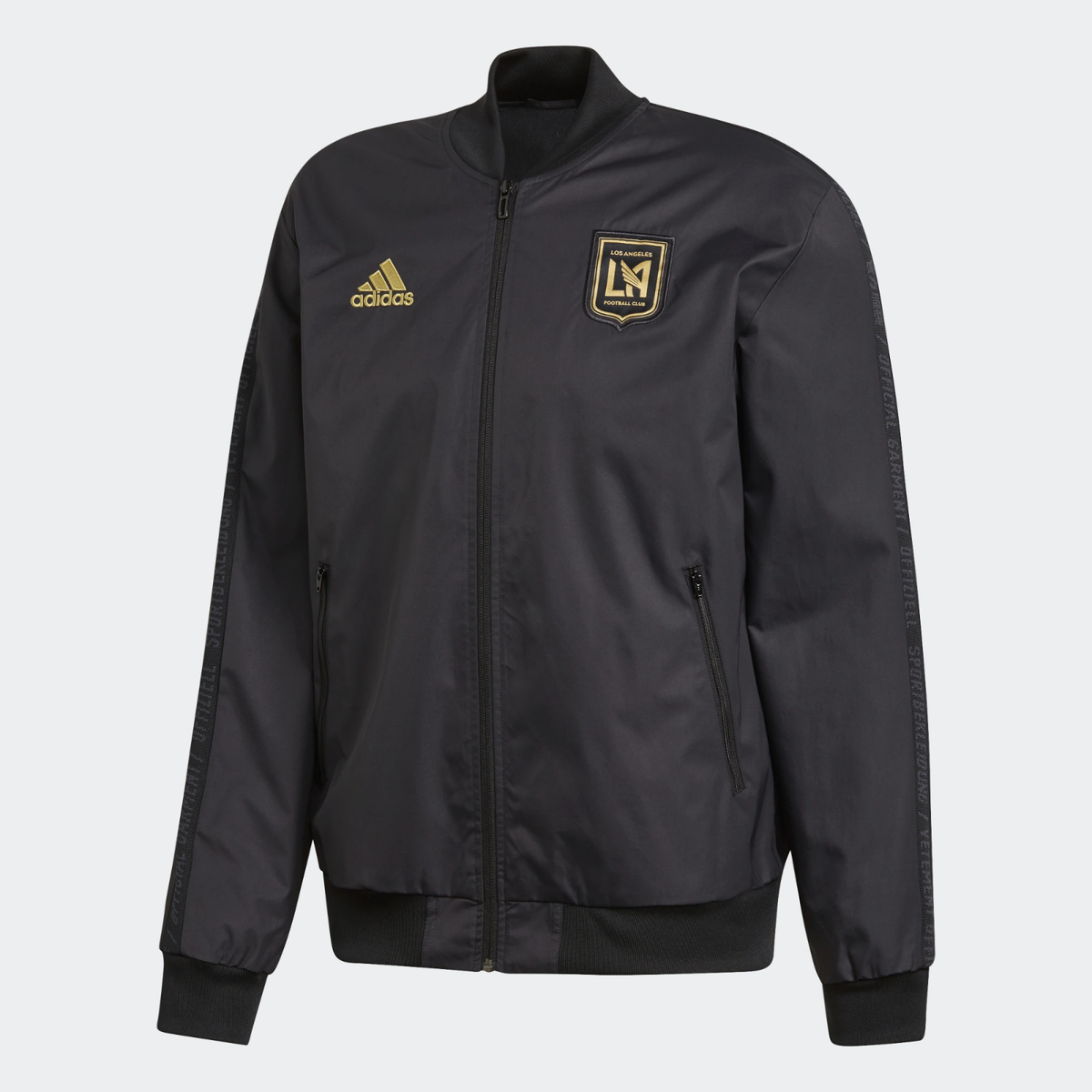 Adidas MLS Los Angeles FC Anthem Jacket Black/Gold Sz XS DP4385 | eBay