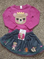 Gymboree Sweet Music Sweater Set size 6