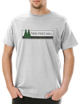 Twin Pines Mall Herren T-Shirt Back To 88 MPH The Car Miles Per Hour Future