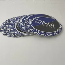 Lot of 10 Zima Clearmalt Paper-Cardboard Coasters for Bar, Table, Dining Room