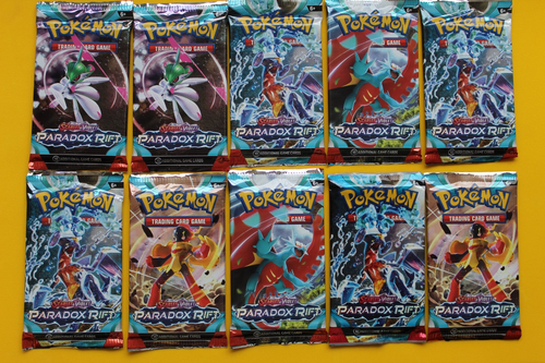 POKEMON TCG SCARLET & VIOLET PARADOX RIFT BOOSTER PACKS--10 PACKS IN LOT SEALED