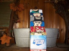 JUSTICE LEAGUE MENS CREW SOCKS 6 PAIRS SUPERMAN BATMAN FLASH SIZE 8-12 SUPERHERO