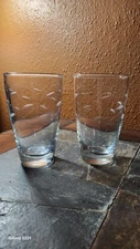 Libbey WINDSWEPT 12 oz Tumblers Glasses 5 1/4" Set of 2