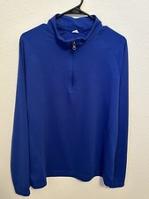 Sport-Tek - 1/4 Zip Blue Pullover - Men s Size Large PP