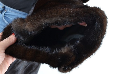 US4945 REAL MINK FUR COAT RANCH MINK JACKET FEMALE SKINS SIZE 2XL - Picture 23 of 23