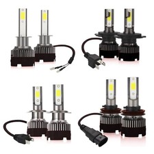 Lampade LED Auto Moto Fari H1 H4 H7 H11 CANBUS 9000LM Bianche Potenti Xenon