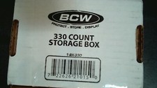 BCW 330 Count Cardboard Trading Card Storage Box