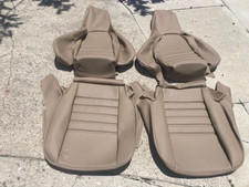 PORSCHE 911 944 964 UPHOLSTERY SEAT KIT OEM GREY BEIGE GERMAN VINYL 85-94 NEW