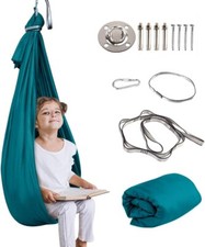 Sensory Swing for Kids Hardware Included Aqua Blue