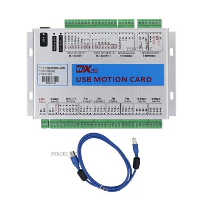 USB 2MHz Mach4 CNC 4 Axis Motion Control Card Breakout Board for Machine Centre 
