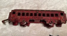 Vintage 1910s Kenton Cast Iron Floor Train, Christmas Train
