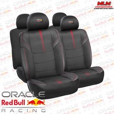 FOR FORD PUMA - RED BULL RACING PRO SEAT COVERS FULL SET UNIVERSAL CAR PROTECTIO