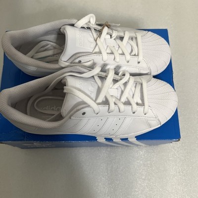 Adidas Superstar Unisex Triple White Leather Sneakers EG4960 Men's