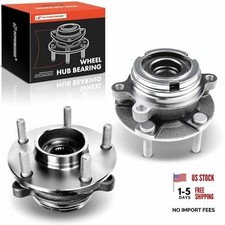 2 x Front Wheel Bearing and Hub Assembly with 5-Lug Compatible with Nissan