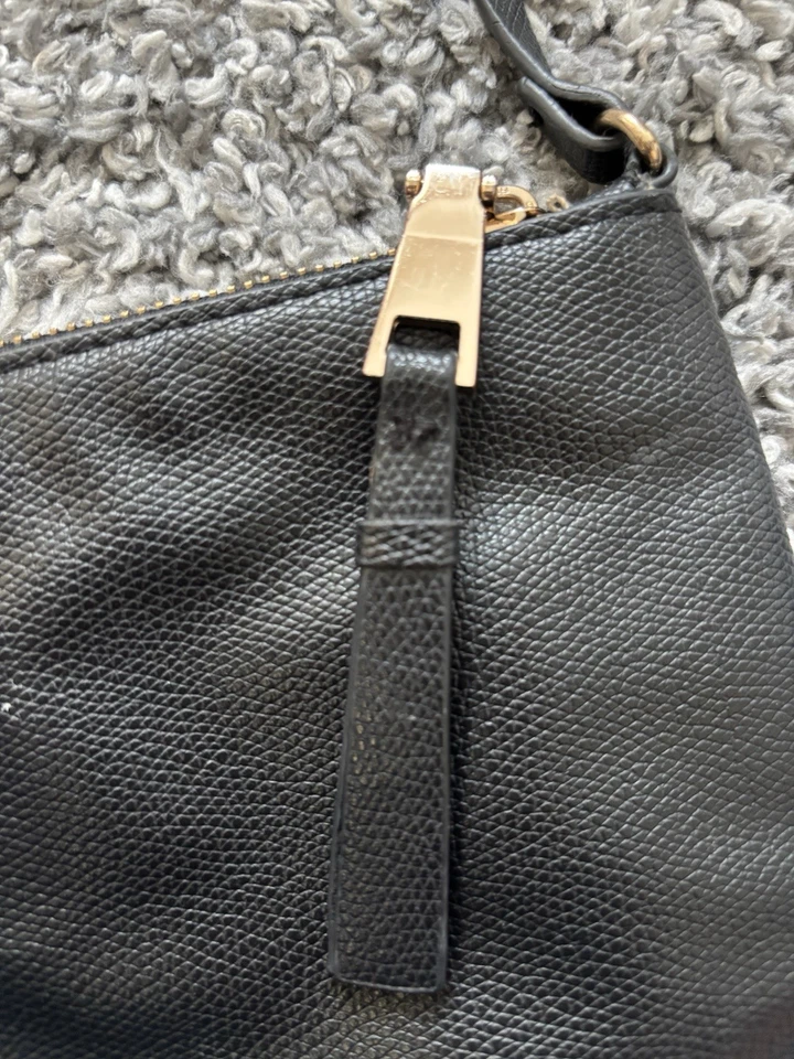 H&M Black Faux Leather Crossbody Bag Small - Image 2 of 4