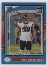 2024 Panini Donruss Optic Rated Rookie Aqua Prizm /299 Ruke Orhorhoro #287 1i3m