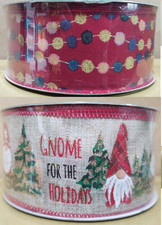 Member's Mark Premium Wired Christmas Ribbon Set 1  2 for 8