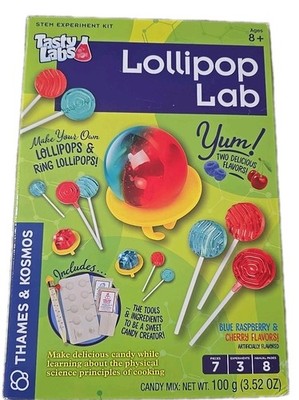 Tasty Labs Lollipop Candy Lab STEM Kit DIY Ring Cherry Blue Raspberry Candies