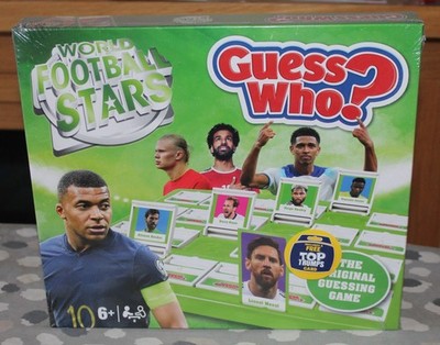 GUESS WHO? SPIEL - WORLD FOOTBALL STARS 2024 EDITION - BRANDNEU & VERSIEGELT!!!