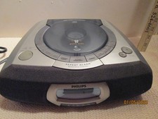 Philips Compact Disc Clock Radio AM FM Radio Dual Alarm AJ3936/17 Tested