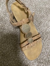 Vionic Noleen T-strap cork, wedge heel