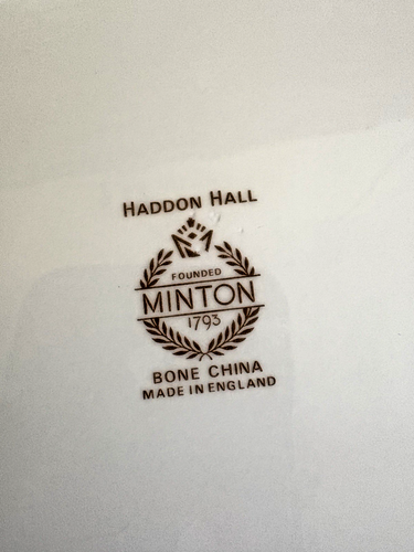 Minton Haddon Hall Bone China Serving Tray - Made in England / Bone China - Picture 4 of 4